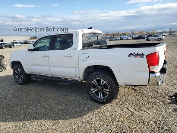 2017 Toyota Tacoma Double Cab White vin: 5TFAX5GN0HX096049