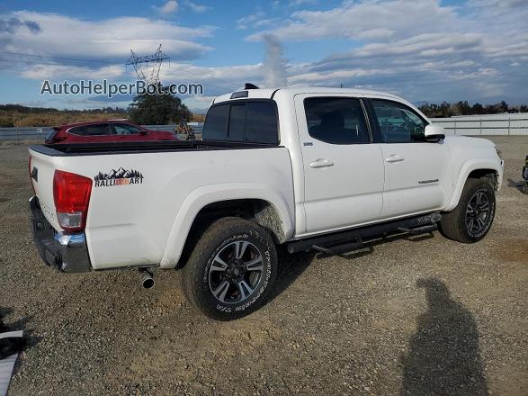 2017 Toyota Tacoma Double Cab White vin: 5TFAX5GN0HX096049