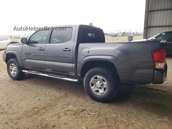 2017 Toyota Tacoma Double Cab Gray vin: 5TFAX5GN7HX082388