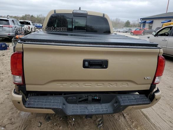 2017 Toyota Tacoma Double Cab Beige vin: 5TFCZ5AN1HX057532