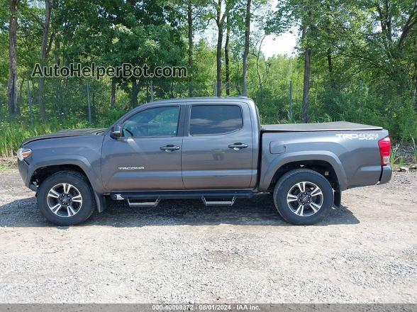 2017 Toyota Tacoma Trd Sport Gray vin: 5TFCZ5AN7HX115806