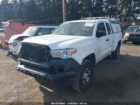 2017 Toyota Tacoma Sr White vin: 5TFRX5GN3HX079801