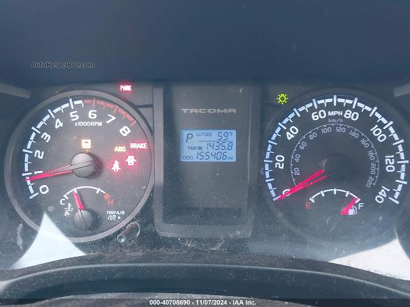 2017 Toyota Tacoma Sr White vin: 5TFRX5GN3HX079801