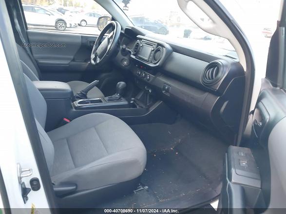 2017 Toyota Tacoma Sr White vin: 5TFRX5GN3HX079801