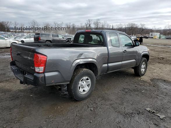 2017 Toyota Tacoma Access Cab Gray vin: 5TFSX5EN3HX053154