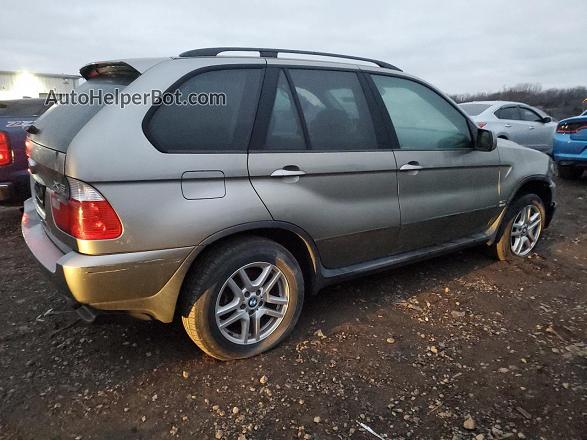 2004 Bmw X5 3.0i Gray vin: 5UXFA13504LU21014