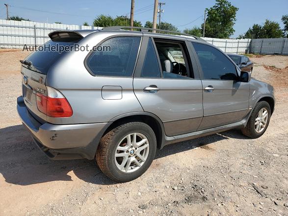 2004 Bmw X5 3.0i Gray vin: 5UXFA13504LU45796
