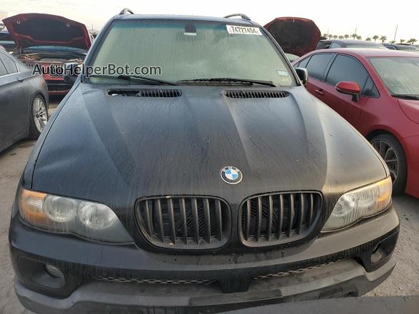2004 Bmw X5 3.0i Black vin: 5UXFA13514LU25640