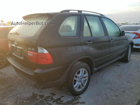 2004 Bmw X5 3.0i Black vin: 5UXFA13514LU25640