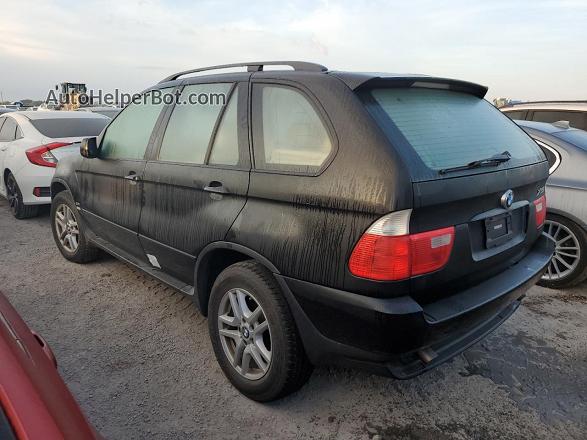 2004 Bmw X5 3.0i Black vin: 5UXFA13514LU25640