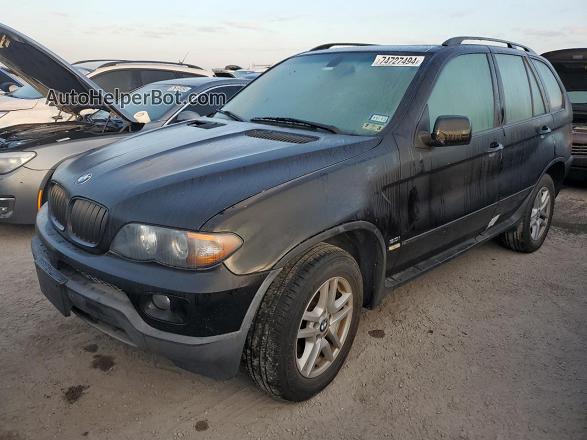 2004 Bmw X5 3.0i Black vin: 5UXFA13514LU25640