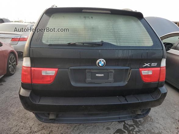 2004 Bmw X5 3.0i Black vin: 5UXFA13514LU25640