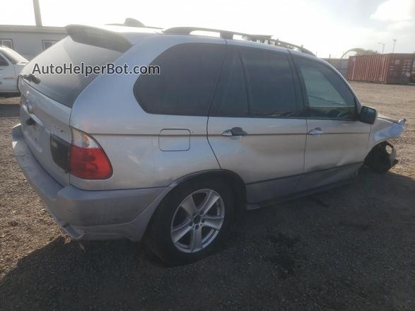 2004 Bmw X5 3.0i Silver vin: 5UXFA13514LU35262