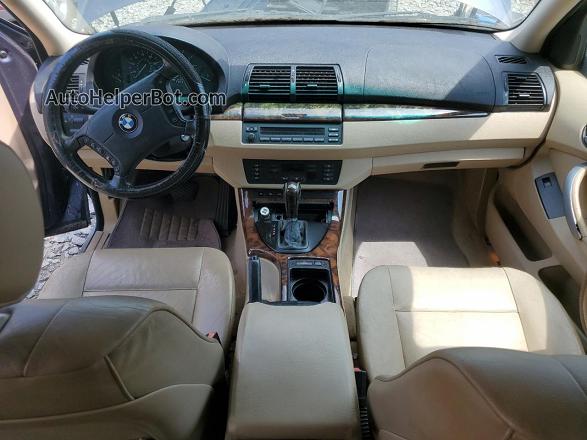 2004 Bmw X5 3.0i Blue vin: 5UXFA13524LU44584