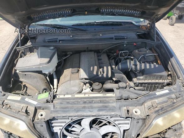 2004 Bmw X5 3.0i Black vin: 5UXFA13544LU20710