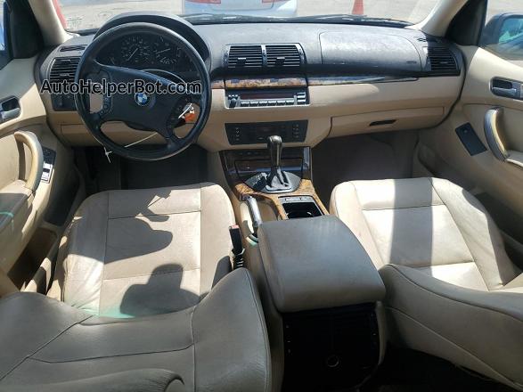 2004 Bmw X5 3.0i Black vin: 5UXFA13544LU20710