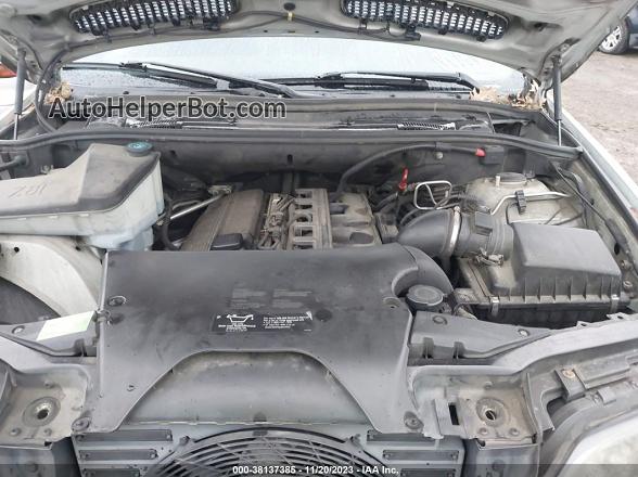 2004 Bmw X5 3.0i Silver vin: 5UXFA13544LU25504