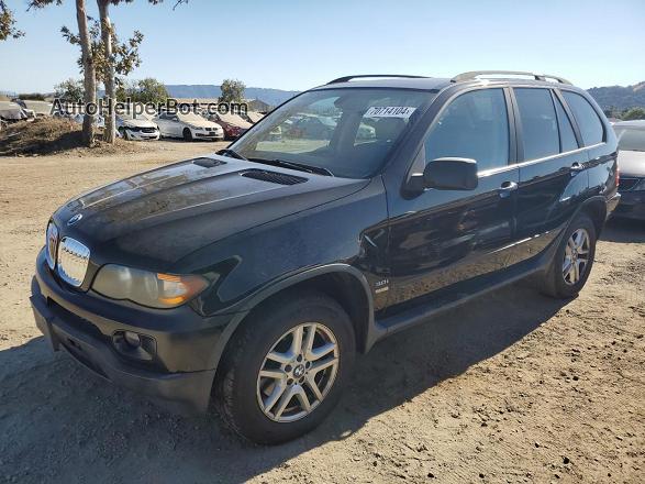 2004 Bmw X5 3.0i Black vin: 5UXFA13544LU38642