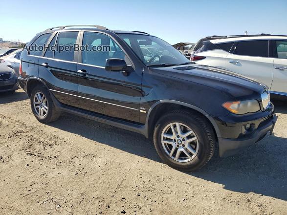 2004 Bmw X5 3.0i Black vin: 5UXFA13544LU38642