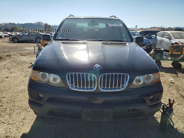 2004 Bmw X5 3.0i Black vin: 5UXFA13544LU38642