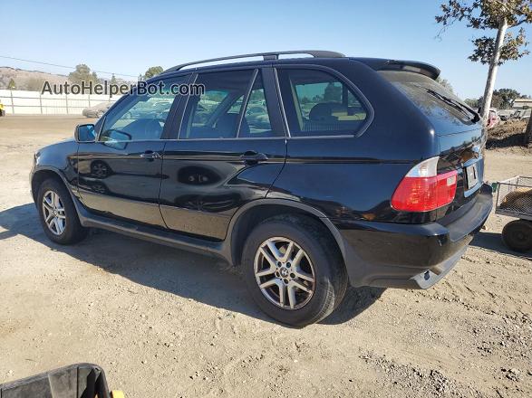 2004 Bmw X5 3.0i Black vin: 5UXFA13544LU38642