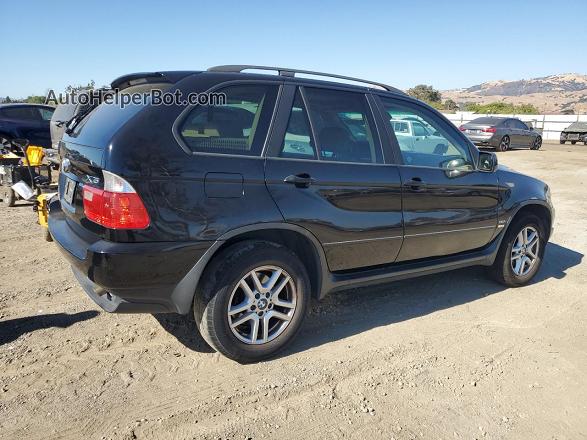 2004 Bmw X5 3.0i Black vin: 5UXFA13544LU38642