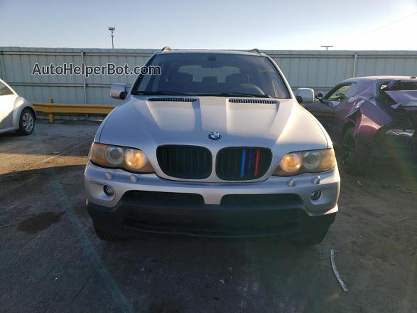 2004 Bmw X5 3.0i Серебряный vin: 5UXFA13554LU20733