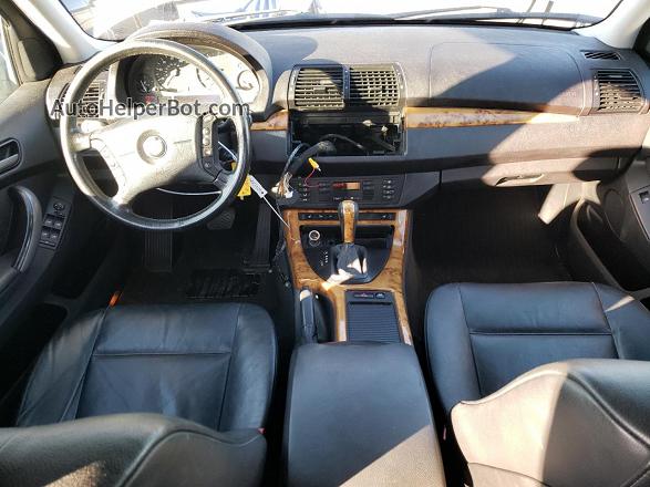2004 Bmw X5 3.0i Серебряный vin: 5UXFA13554LU20733