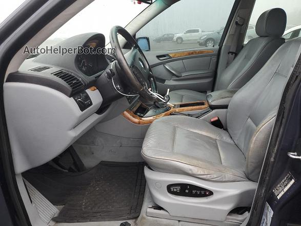 2004 Bmw X5 3.0i Blue vin: 5UXFA13554LU24359