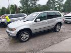 2004 Bmw X5 3.0i Silver vin: 5UXFA13564LU32566