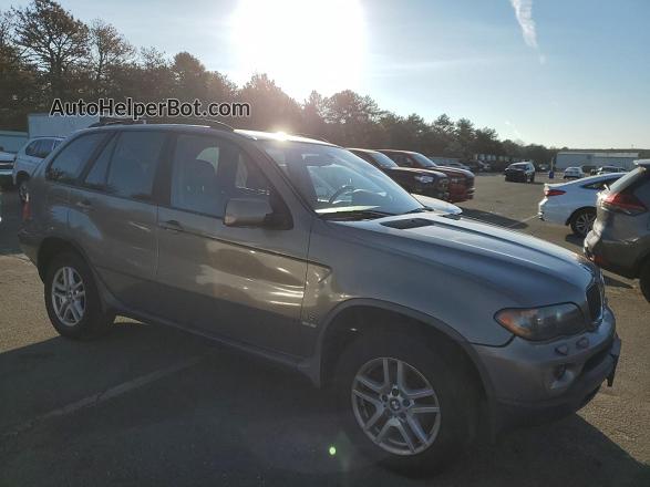 2004 Bmw X5 3.0i Silver vin: 5UXFA13564LU41543