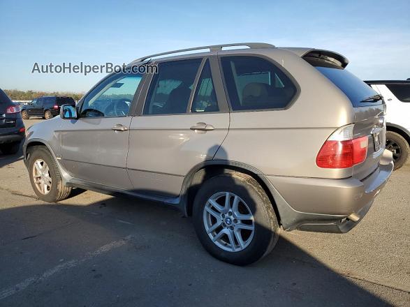 2004 Bmw X5 3.0i Silver vin: 5UXFA13564LU41543