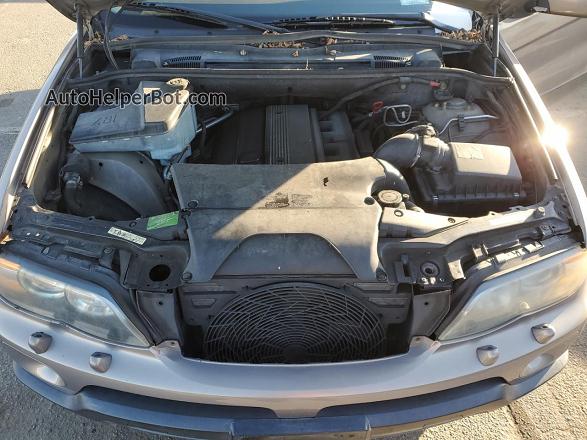 2004 Bmw X5 3.0i Silver vin: 5UXFA13564LU41543