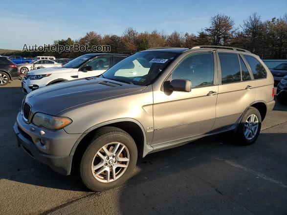 2004 Bmw X5 3.0i Silver vin: 5UXFA13564LU41543