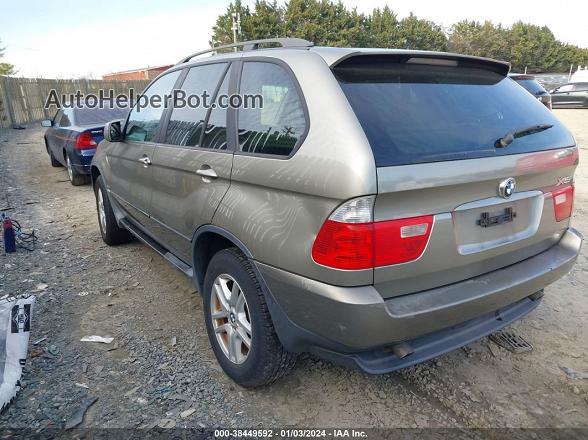 2004 Bmw X5 3.0i Золотой vin: 5UXFA13564LU43969