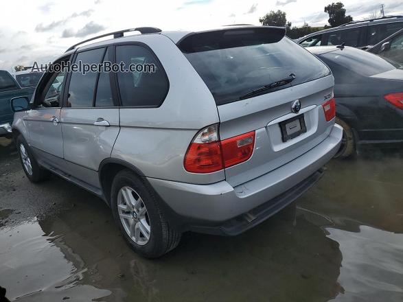 2004 Bmw X5 3.0i Серый vin: 5UXFA13584LU43200