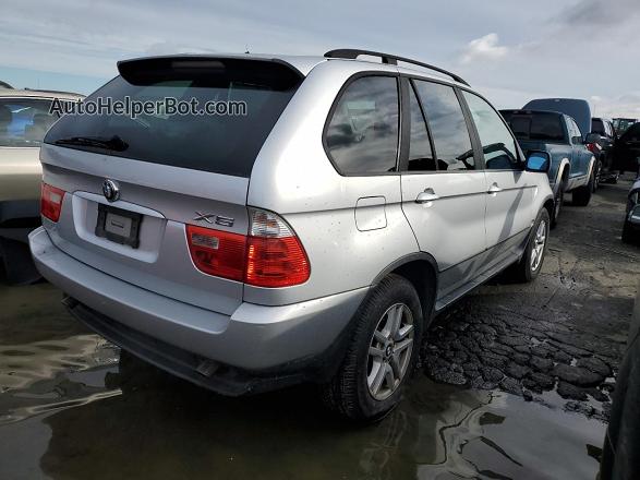2004 Bmw X5 3.0i Серый vin: 5UXFA13584LU43200