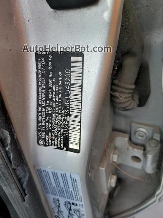 2004 Bmw X5 3.0i Серый vin: 5UXFA13584LU43200