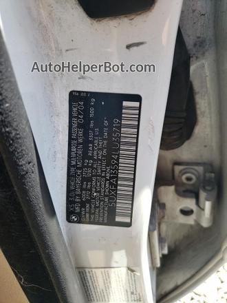 2004 Bmw X5 3.0i White vin: 5UXFA13594LU35719