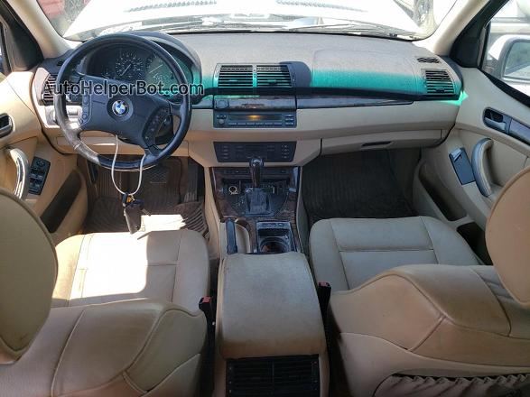 2004 Bmw X5 3.0i White vin: 5UXFA13594LU35719