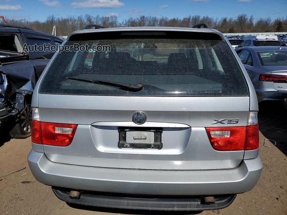 2004 Bmw X5 3.0i Silver vin: 5UXFA13594LU44937