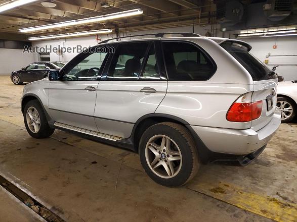 2004 Bmw X5 3.0i Silver vin: 5UXFA135X4LU21084