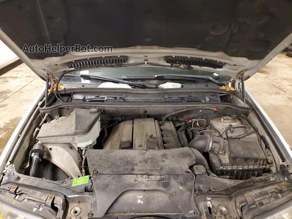 2004 Bmw X5 3.0i Silver vin: 5UXFA135X4LU21084
