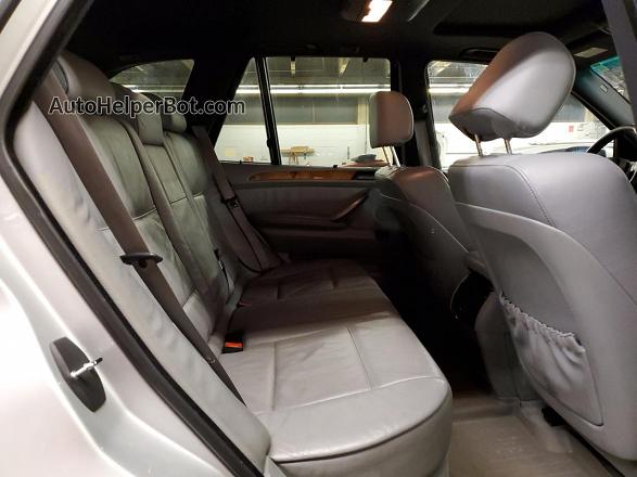 2004 Bmw X5 3.0i Silver vin: 5UXFA135X4LU21084