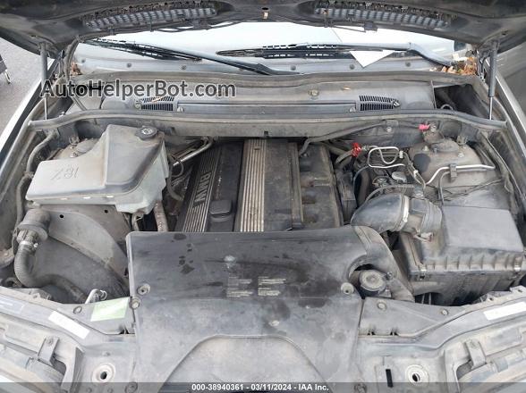 2004 Bmw X5 3.0i Gray vin: 5UXFA135X4LU28231