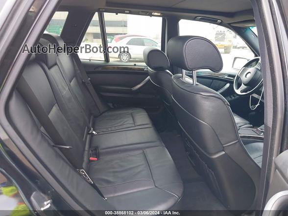 2004 Bmw X5 4.8is Black vin: 5UXFA93524LE81412