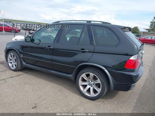 2004 Bmw X5 4.8is Black vin: 5UXFA93524LE81412