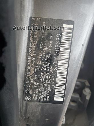 2004 Bmw X5 4.4i Gray vin: 5UXFB53524LV05890