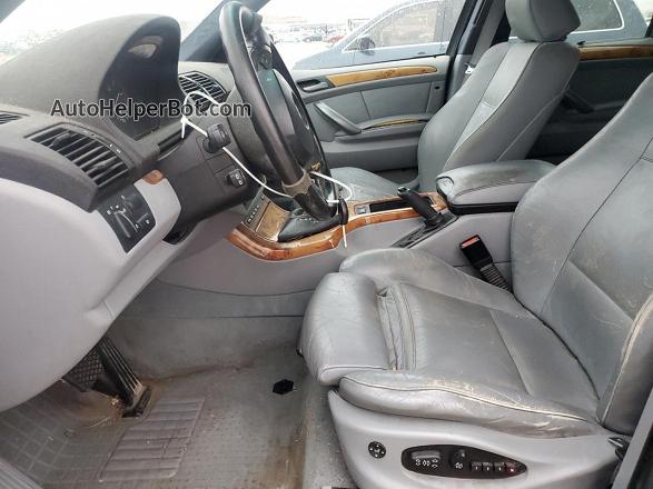 2004 Bmw X5 4.4i Gray vin: 5UXFB53524LV05890