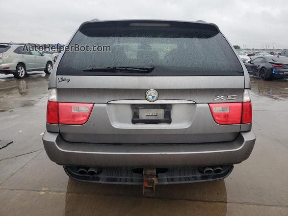 2004 Bmw X5 4.4i Gray vin: 5UXFB53524LV05890